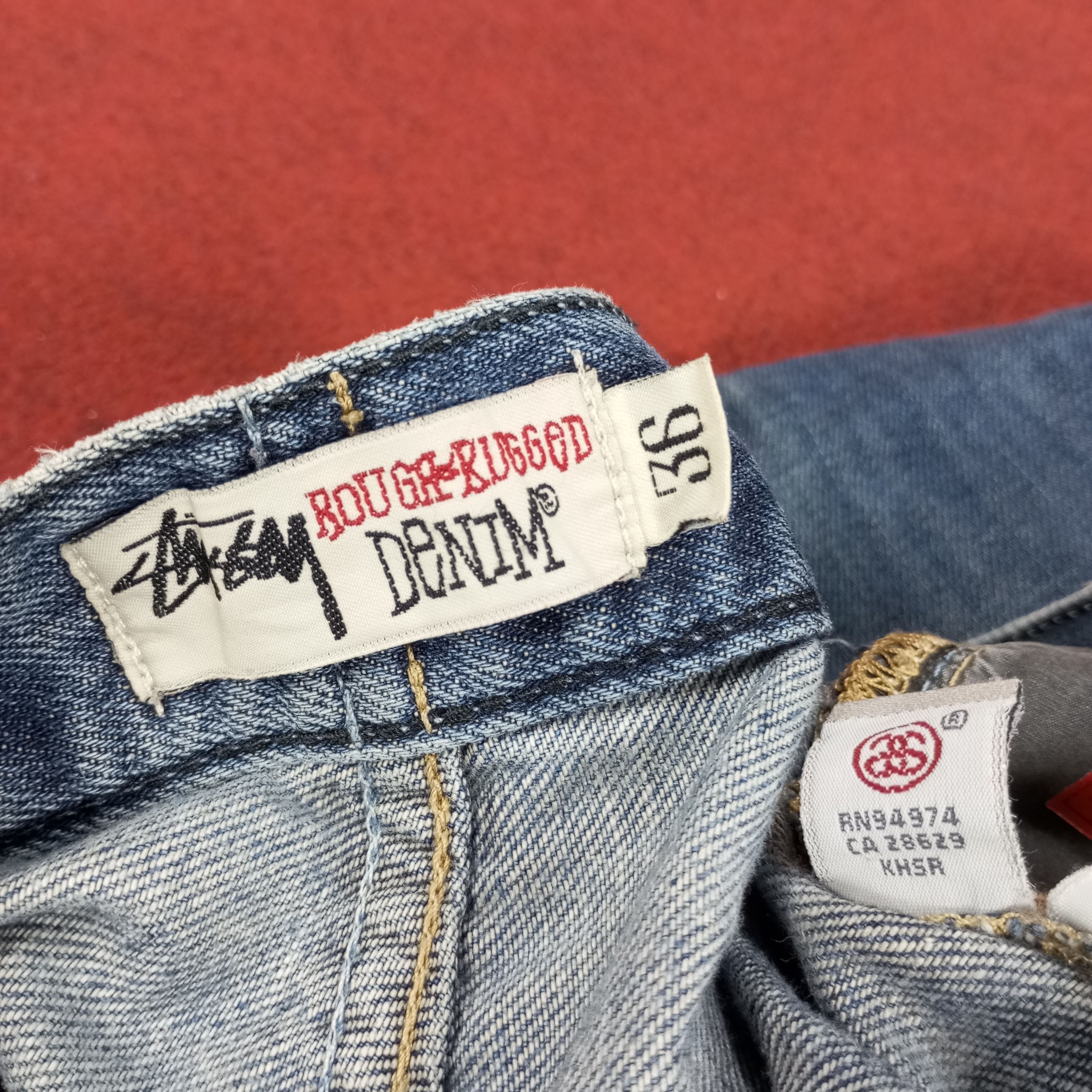 Stussy Stussy Streetwear Skateboard Custom Art Logo Style Jeans Size US 35 - 14 Thumbnail