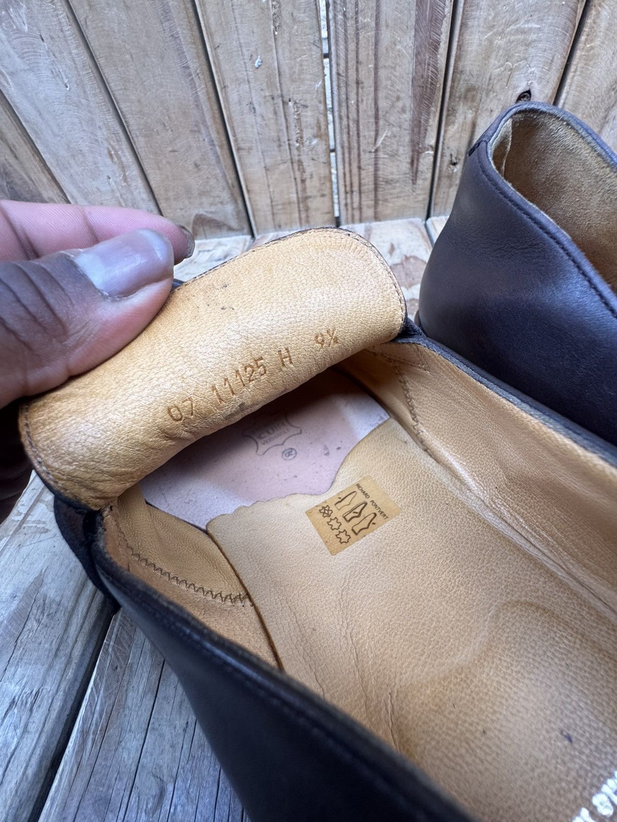 Paraboot Paraboot Men’s Penny brown Leather Loafers Uk 9.5 H US 10.5 Size US 10.5 / EU 43-44 - 17 Thumbnail