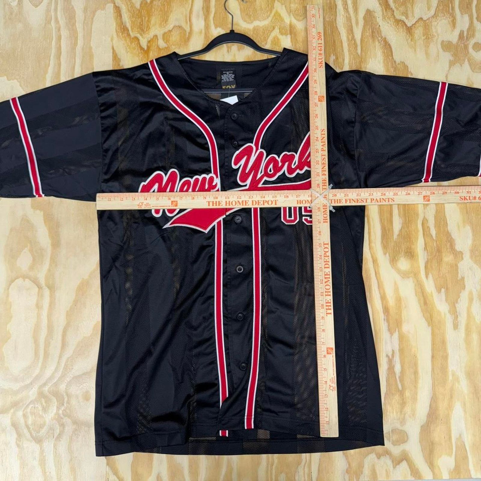 Fubu XL-Vintage y2k new york button up baseball jersey mesh shirt Size US XL / EU 56 / 4 - 3 Thumbnail