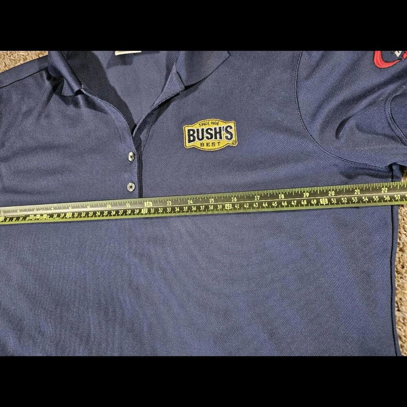 Nike NASCAR #37 47 Bush's Best JTG Racing Nike DriFit Polo Wmn XL Size ONE SIZE - 6 Thumbnail
