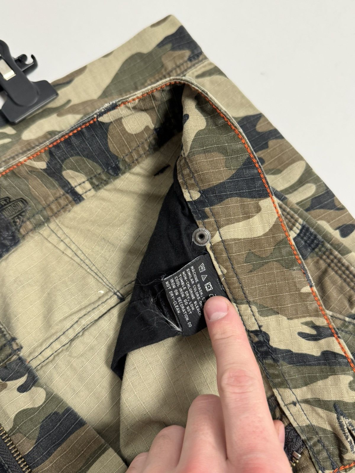 Harley Davidson Harley Davidson Vintage Y2K style Hype Cargo pants Size US 34 / EU 50 - 17 Thumbnail
