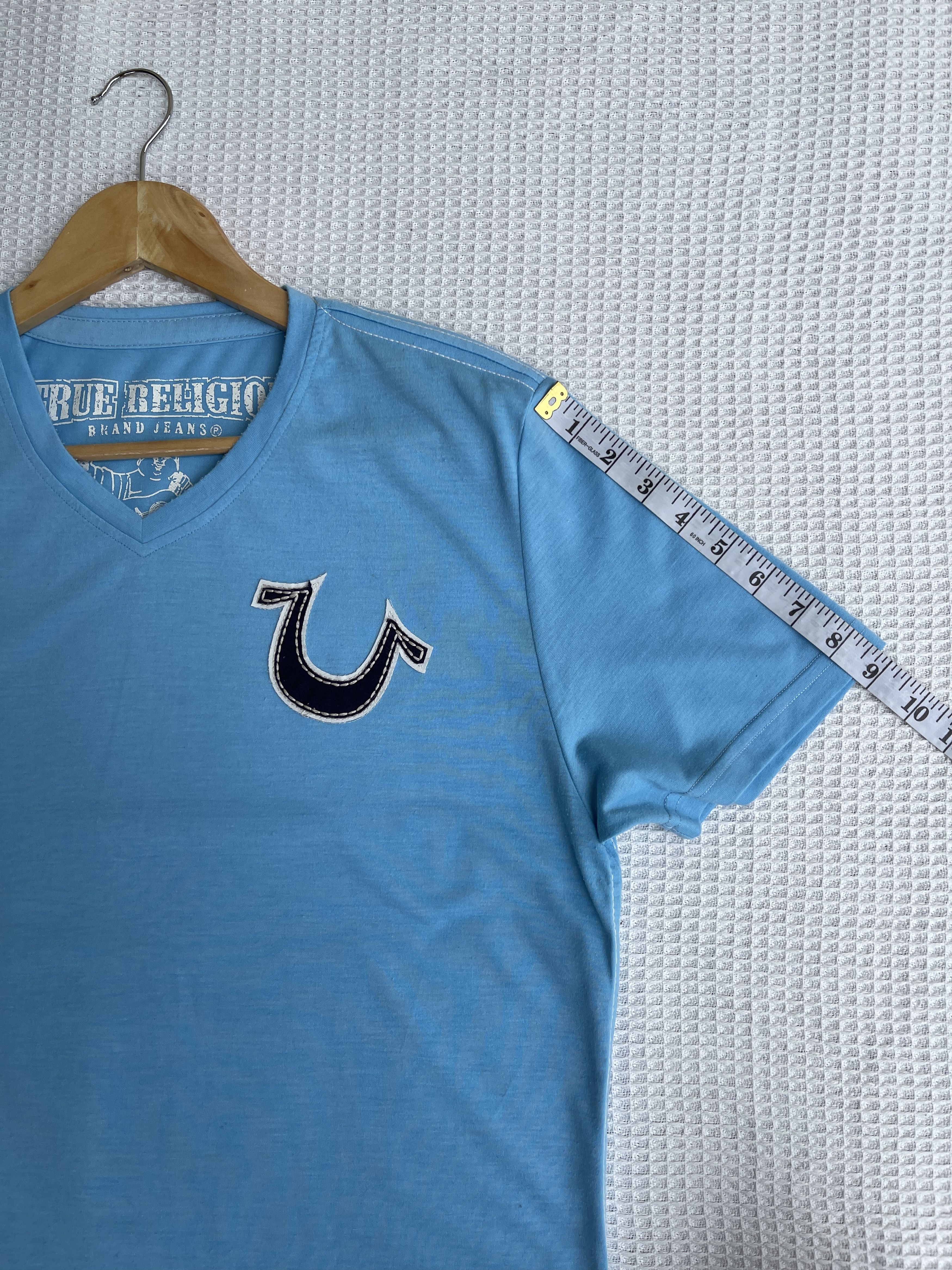 True Religion Last Drop🔥Rare🔥True Religion Blue T Shirt Size US L / EU 52-54 / 3 - 11 Thumbnail