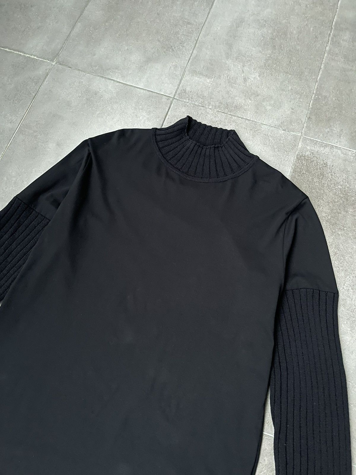 Maison Margiela !DS! SS23 Maison Margiela Long Sleeved Black Top Sweater Size US XL / EU 56 / 4 - 12 Thumbnail