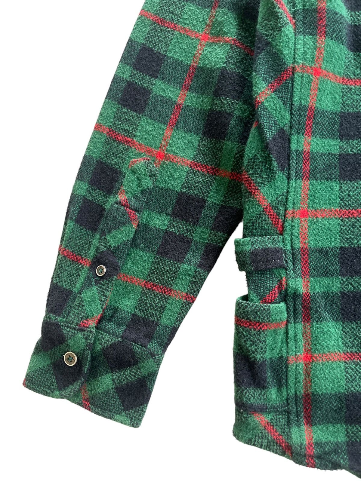 Modern Amusement Green Tartan Flannel Shirt Size US M / EU 48-50 / 2 - 6 Thumbnail