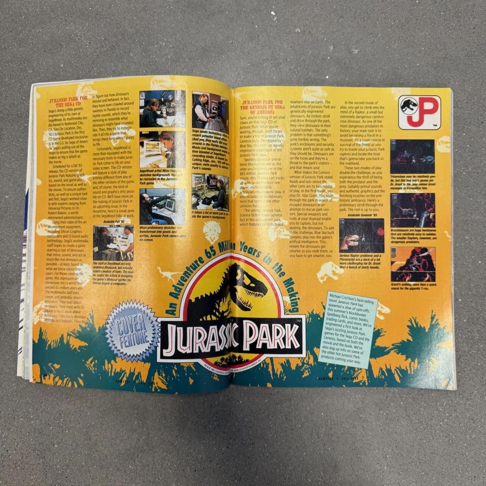 Designer Vtg GamePro Magazine July 1993 Street Fighter Mortal Kombat Size ONE SIZE - 10 Thumbnail