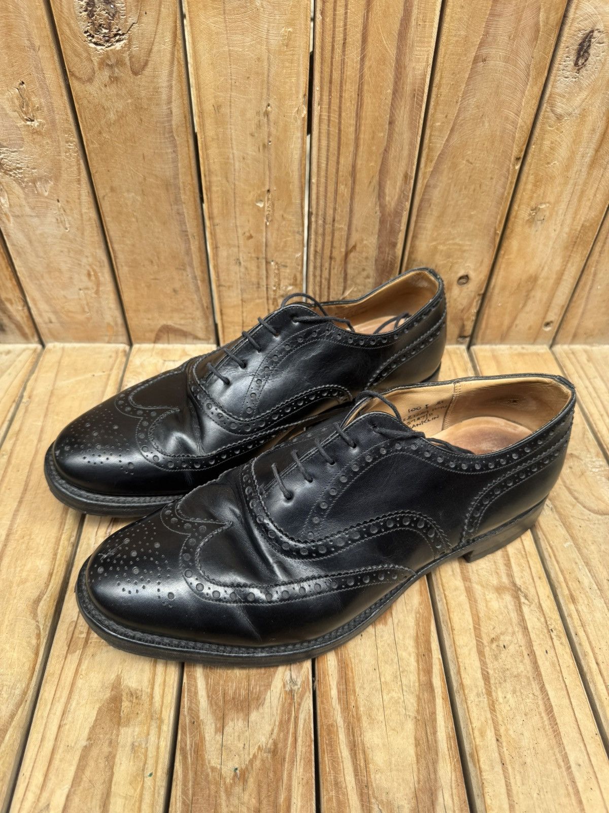 Church's Church’s ‘FRANKLIN’ black wingtip brogue Mens shoes US 11 F Size US 11 / EU 44 - 20 Thumbnail