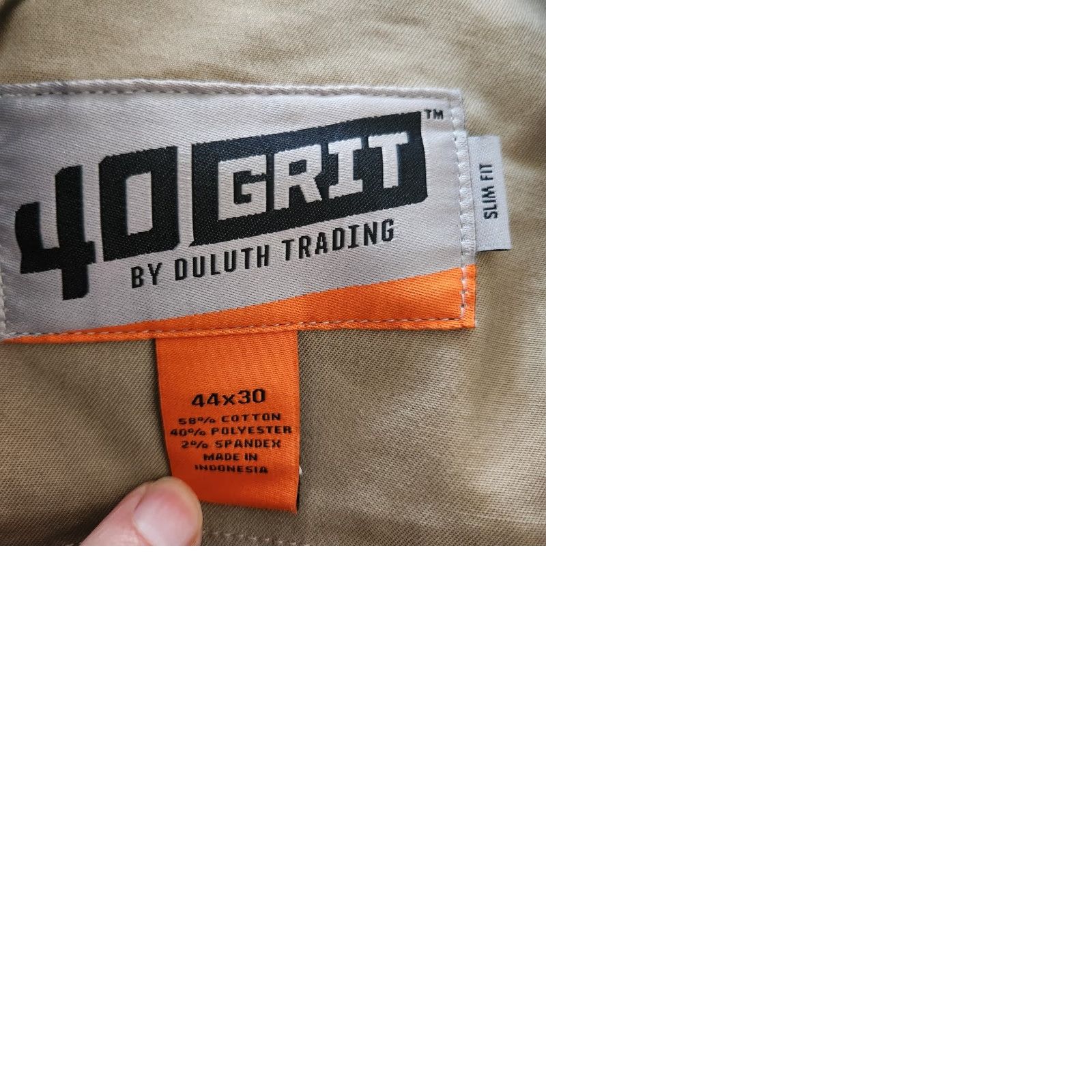 Vintage Duluth 40 Grit Cargo Pants Mens 44x30 Khaki Tan Workwear Cargo Regular Straight Mens Size US 44 / EU 60 - 9 Thumbnail