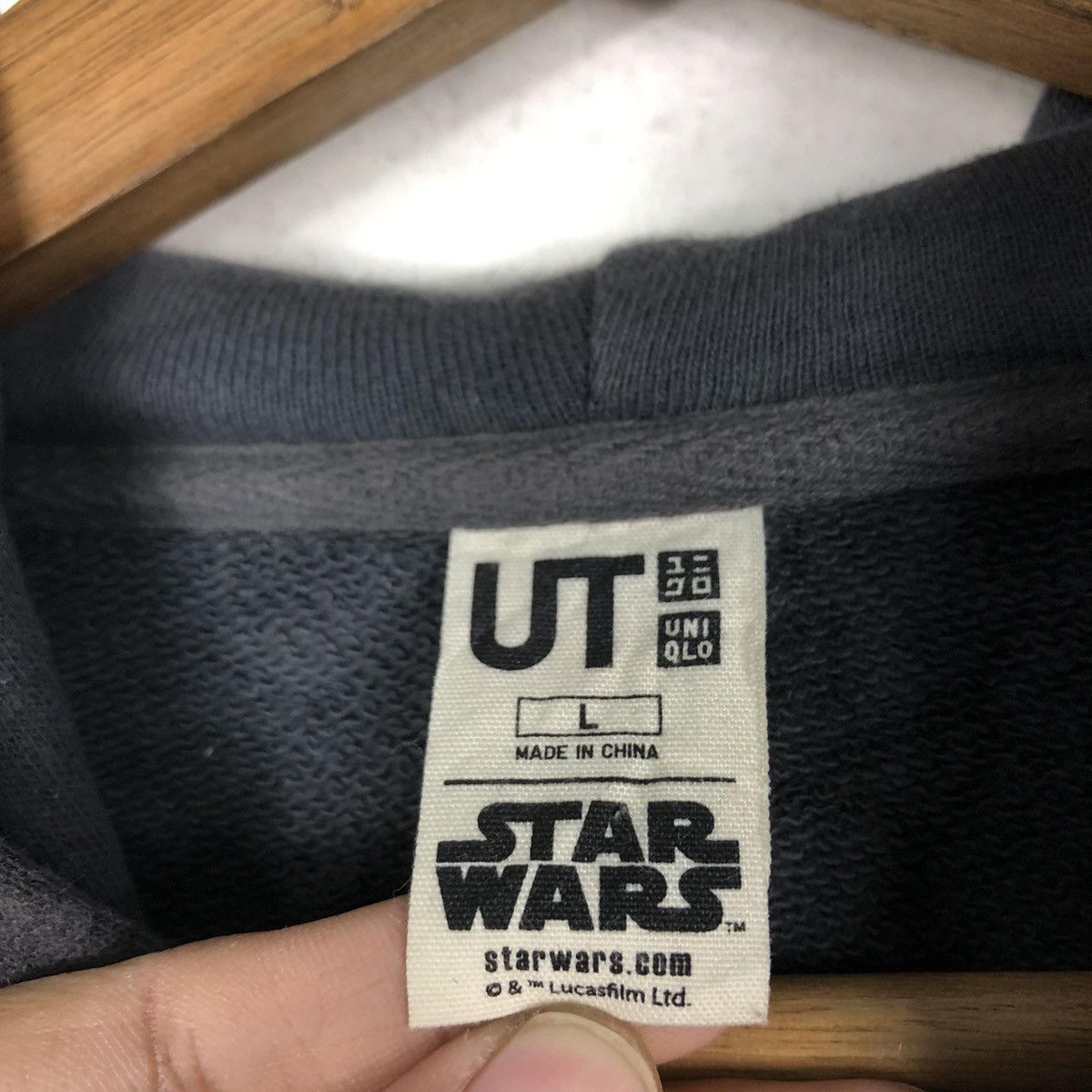 Japanese Brand × Vintage 📌Vintage Hoodie Sweatshirt Star Wars Big Logo Size US L / EU 52-54 / 3 - 17 Thumbnail