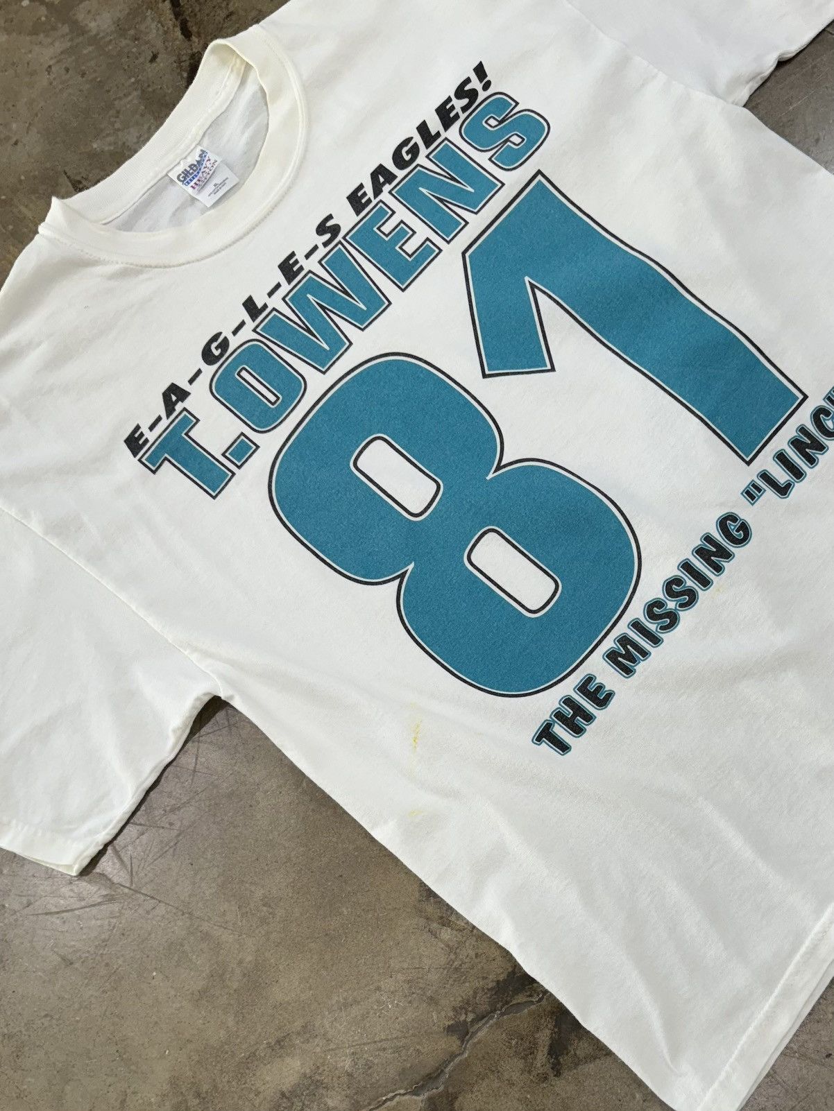 Vintage Vintage 81 Eagles T. Owens Tee Size US XL / EU 56 / 4 - 1 Thumbnail