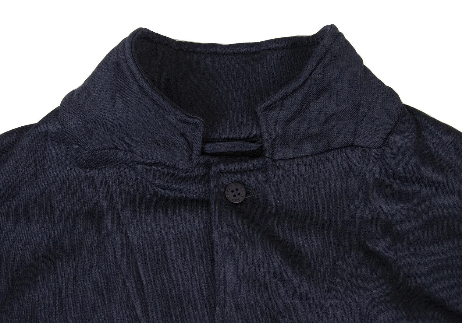 Issey Miyake Cotton-Polyester Tie-Dye Jersey Jacket in Navy Size 3 Size US L / EU 52-54 / 3 - 4 Thumbnail