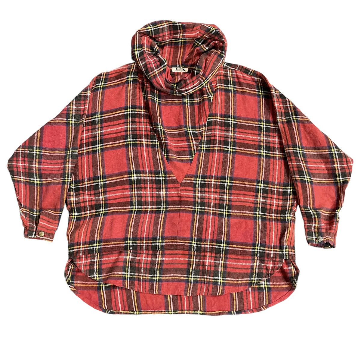 image of Avant Garde x Issey Miyake Vintage Issey Miyake Plaid Jacket in Red, Men's (Size 2XL)