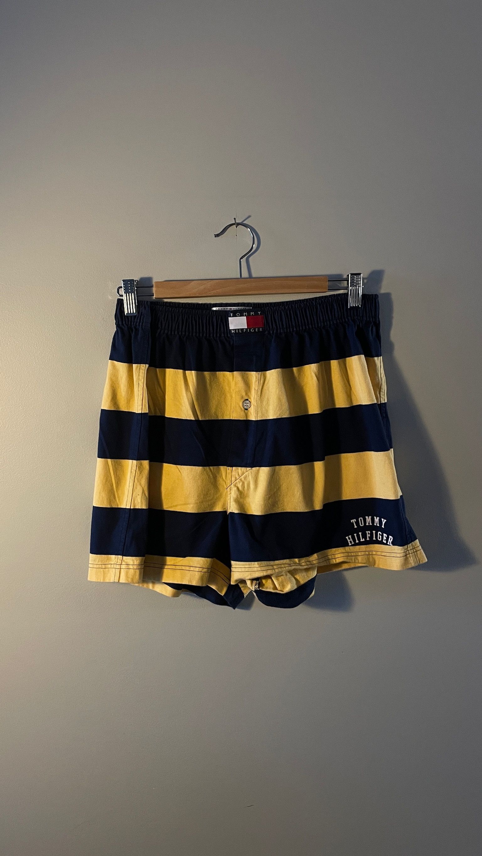 Tommy Hilfiger BLUE YELLOW UNDERPANTS TOMMY HILFIGER (L) Size US 34 / EU 50 - 1 Thumbnail