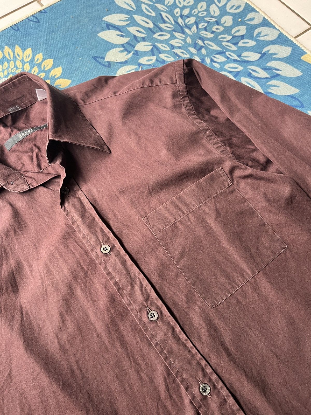Gucci Mens Gucci Work Tshirt Used Size US M / EU 48-50 / 2 - 3 Thumbnail
