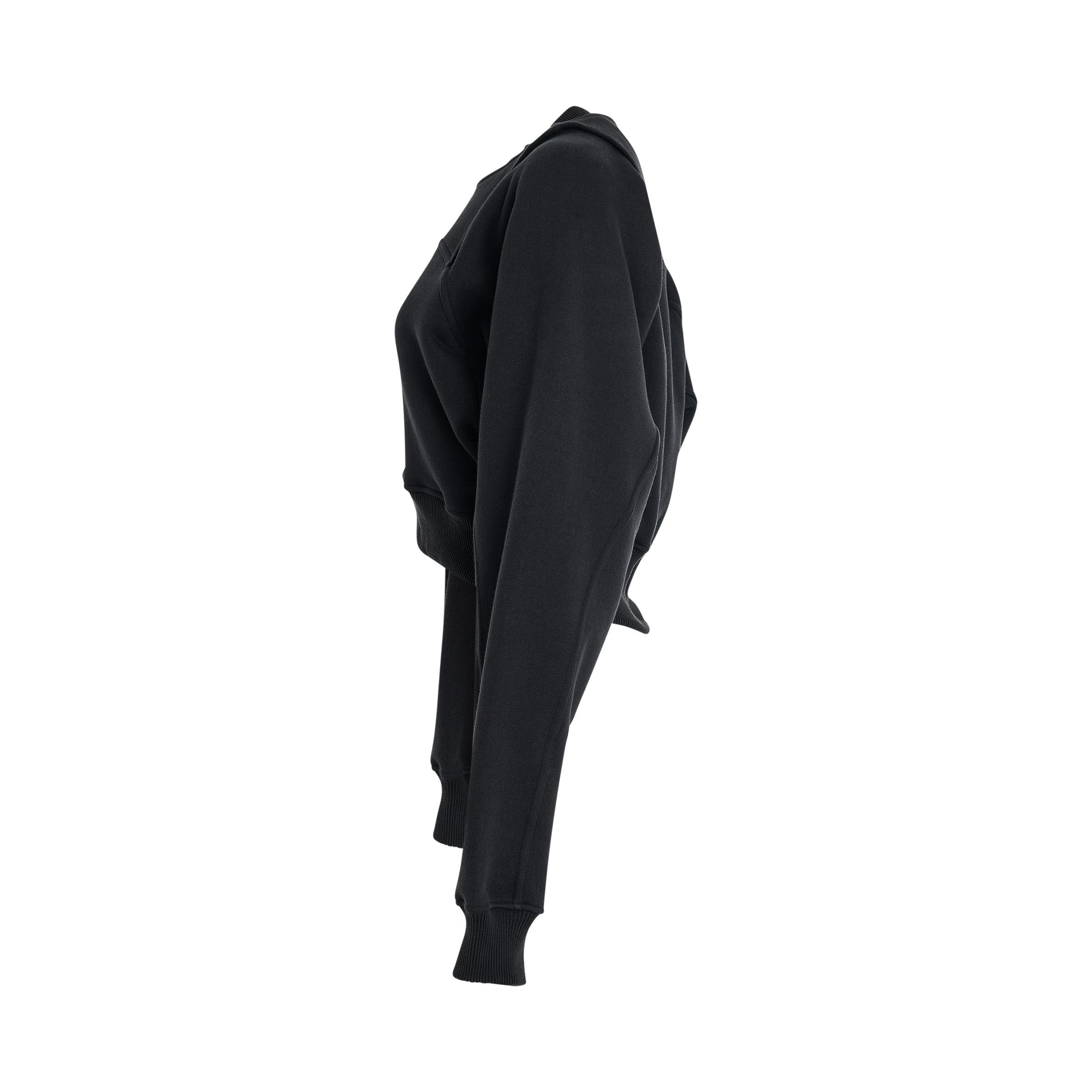 Off-White o1y1225 Crewneck Sweatshirt in Black Size S / US 4 / IT 40 - 3 Thumbnail