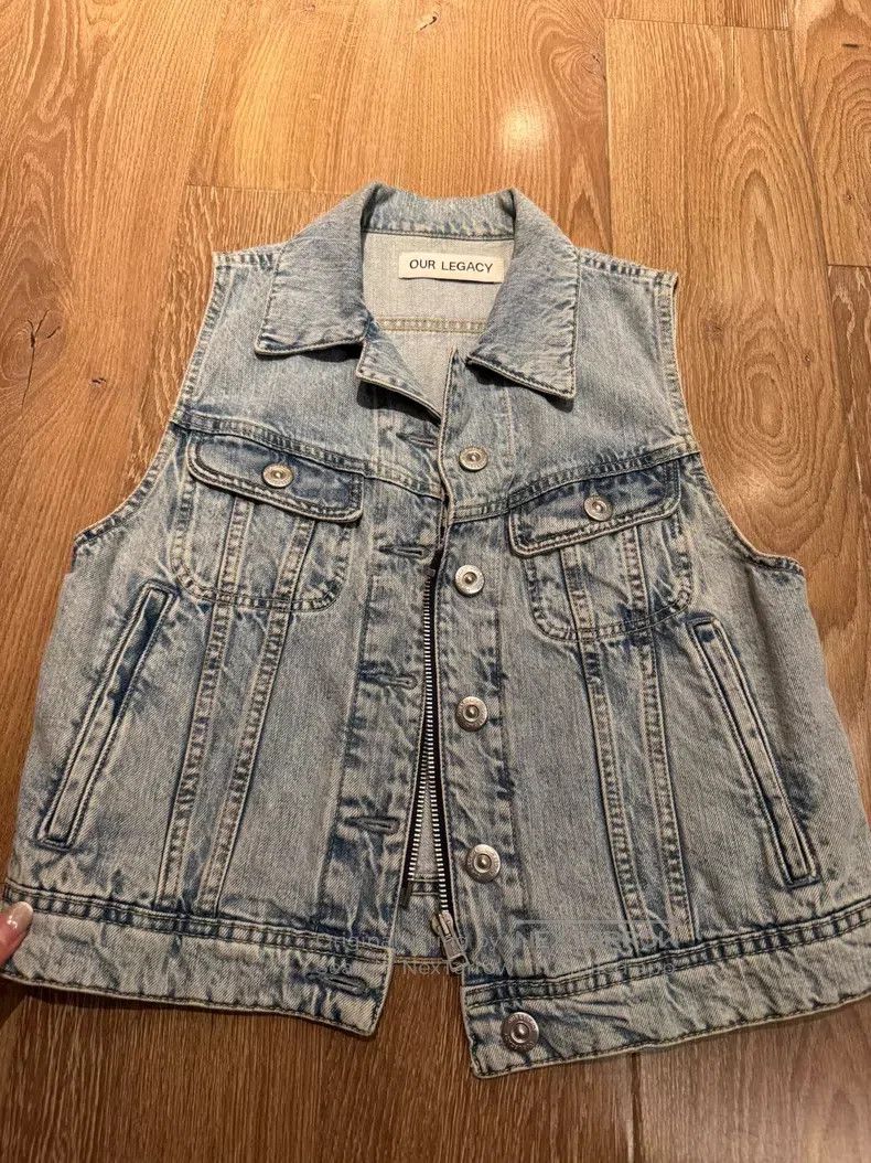 Our Legacy Our Legacy Denim Vest Size XXS / US 00 / IT 34 - 1 Thumbnail