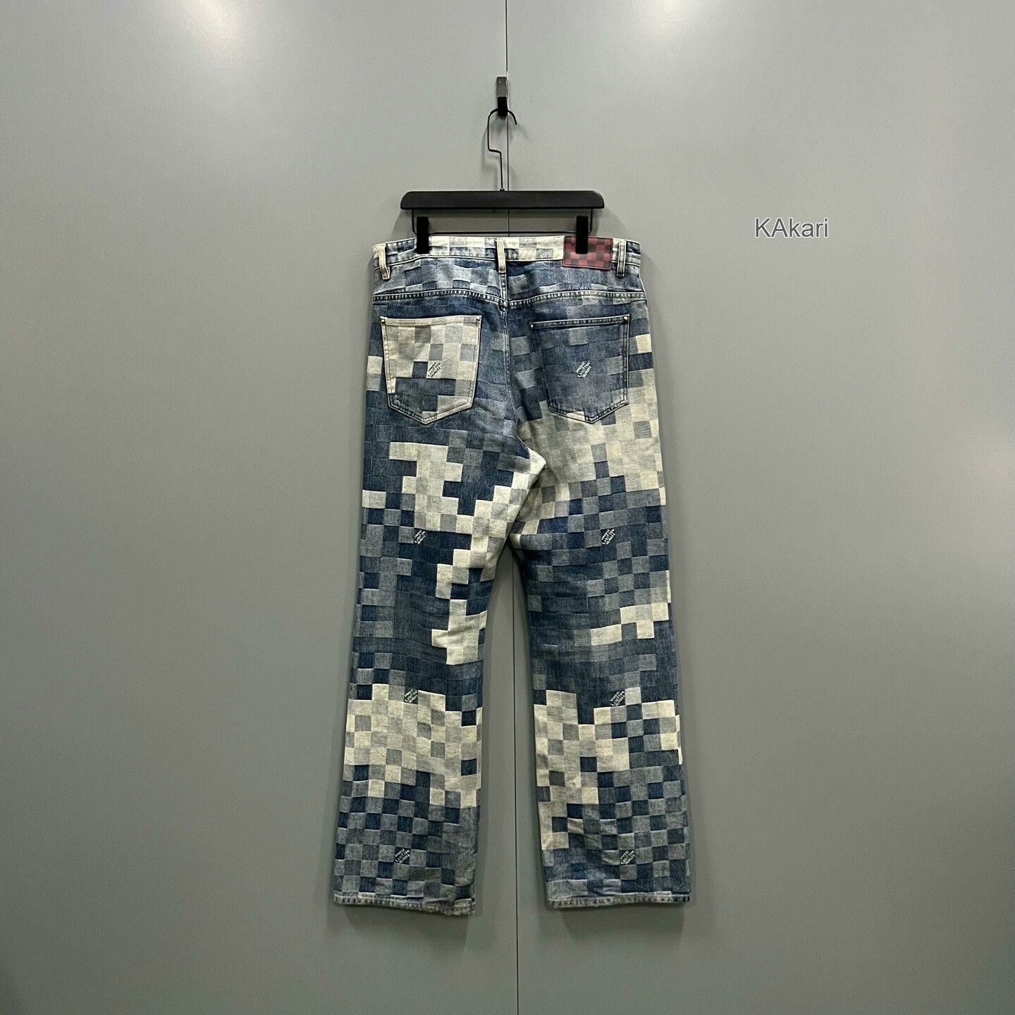 Louis Vuitton Louis Vuitton Pharrell Mosaic Denim Straight Pants Size US 33 - 2 Thumbnail