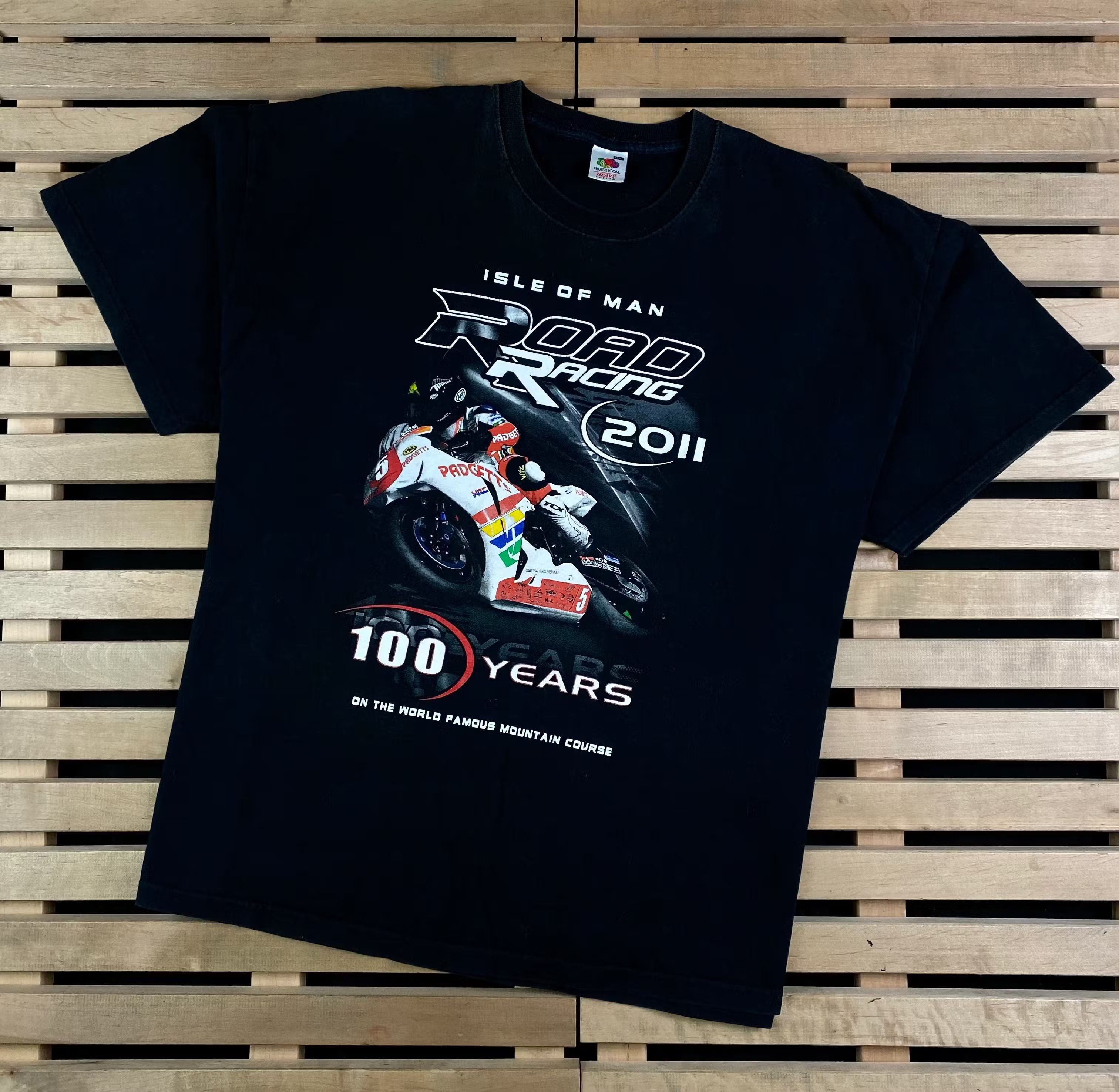 Vintage Racing Road T Shirt 2011 Isle Of Man 100 Years Size XXXL Size US XXL / EU 58 / 5 - 1 Thumbnail