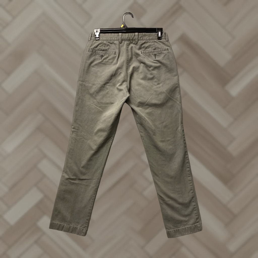 J.Crew VINTAGE J. Crew Men’s Slim Chino Pants 31x32 Green Cotton Tapered Casual Mens Size US 31 - 1 Thumbnail