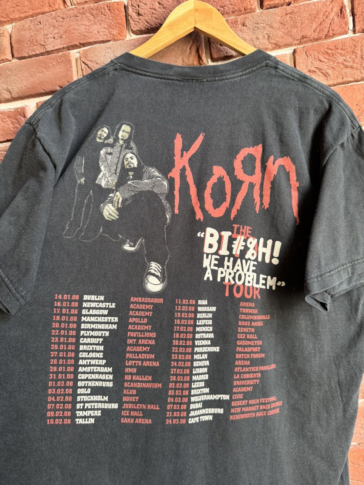 Band Tees Vintage Korn We have problem Nu Metal Band 00s T-Shirt y2k Size US L / EU 52-54 / 3 - 5 Thumbnail
