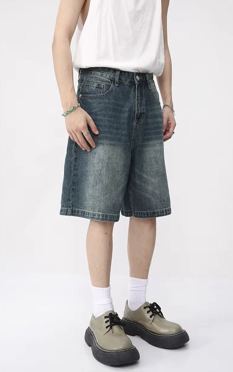 Jean × Vintage Vintage Denim Short Size US 29 - 4 Thumbnail