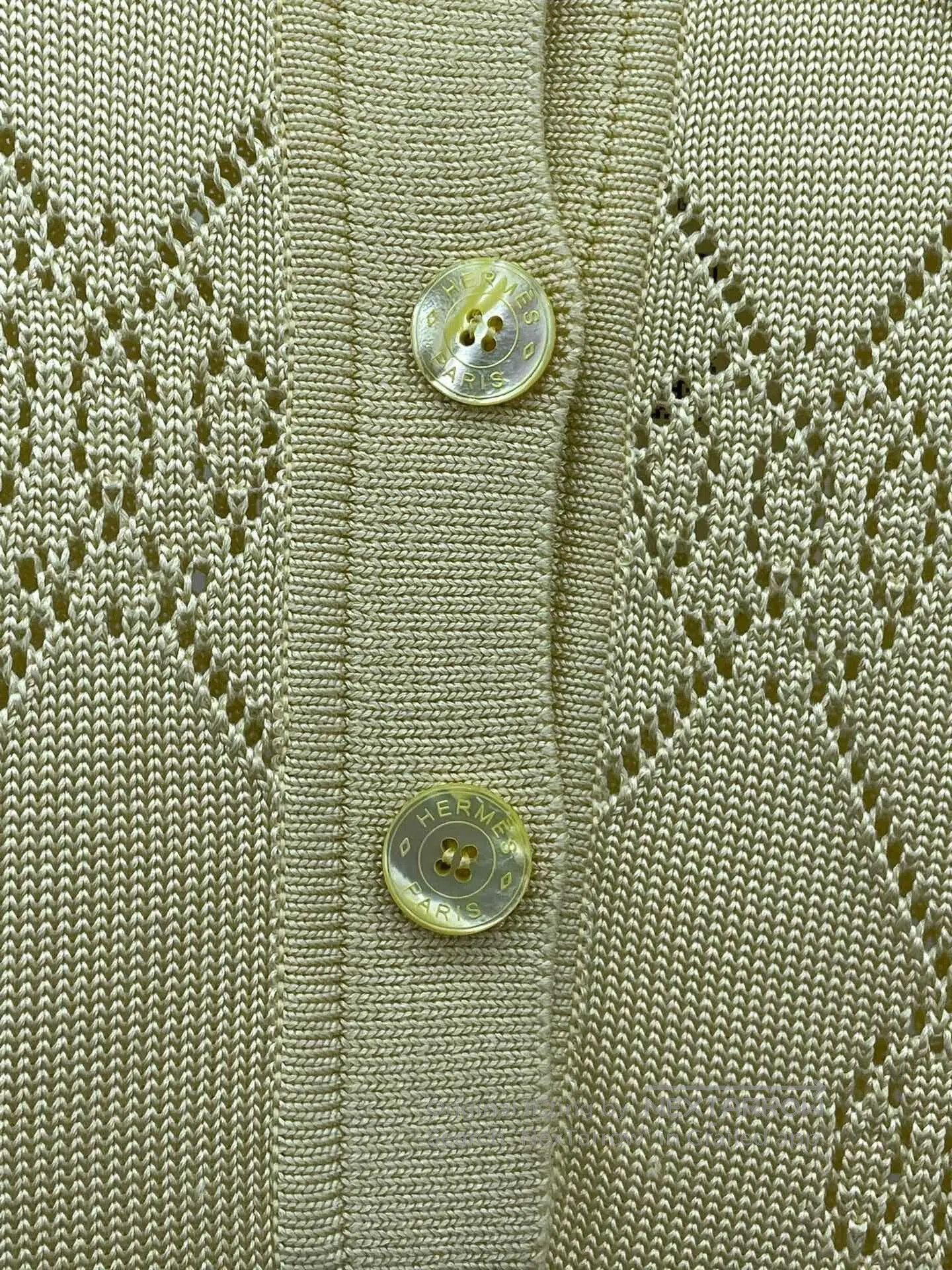 Hermes Hermes Cutout Pattern Polo Dress. Size US XS / EU 42 / 0 - 3 Thumbnail