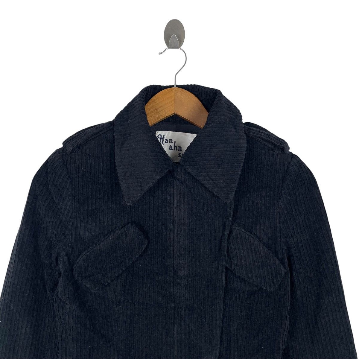 Japanese Brand Han Anh Soon Japan Corduroy Crop Top Jacket Size US M / EU 48-50 / 2 - 2 Thumbnail