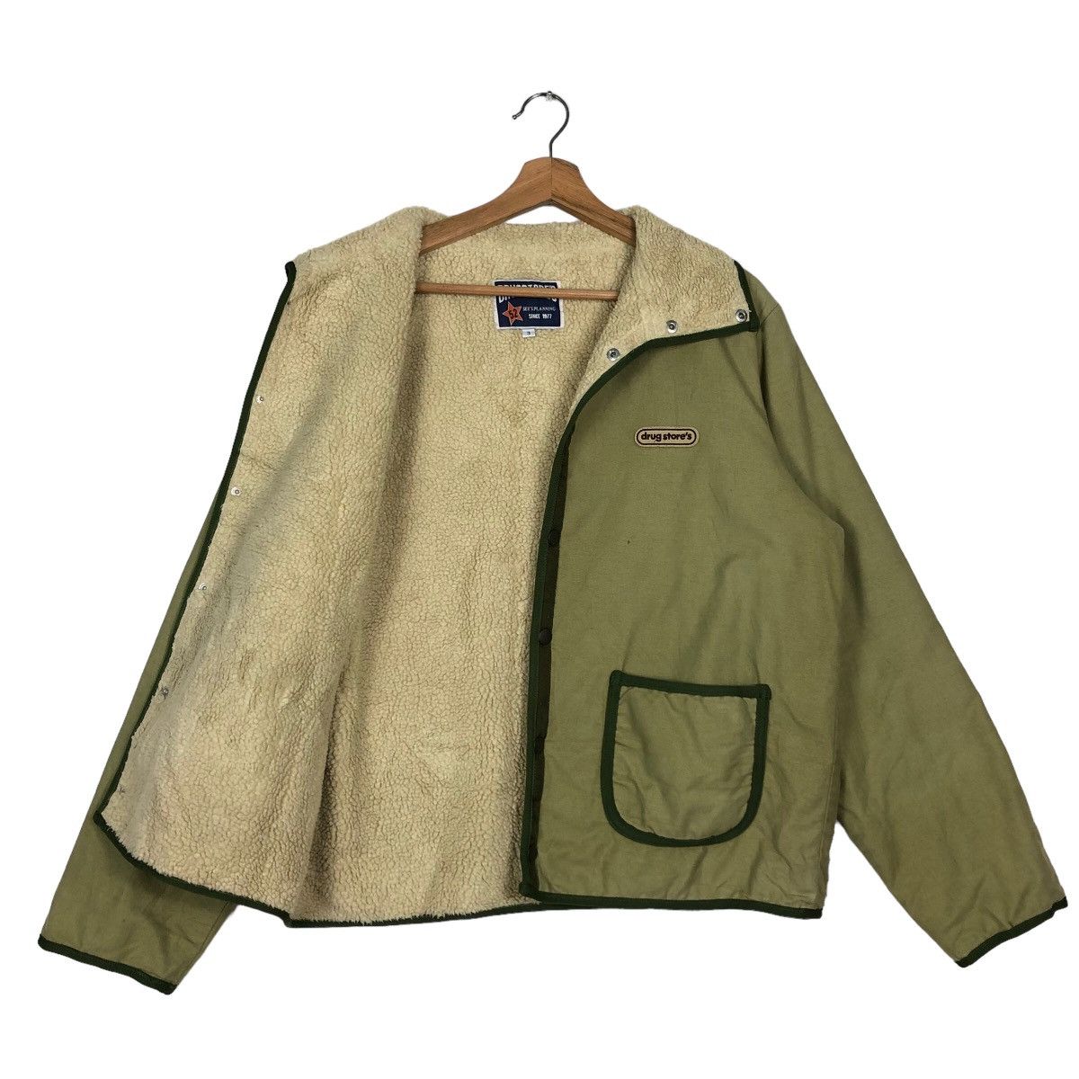 Hysteric Glamour 🔥90’s Cartoon Vintage Drug Store’s Wool Jacket Big Logo Size US M / EU 48-50 / 2 - 8 Thumbnail