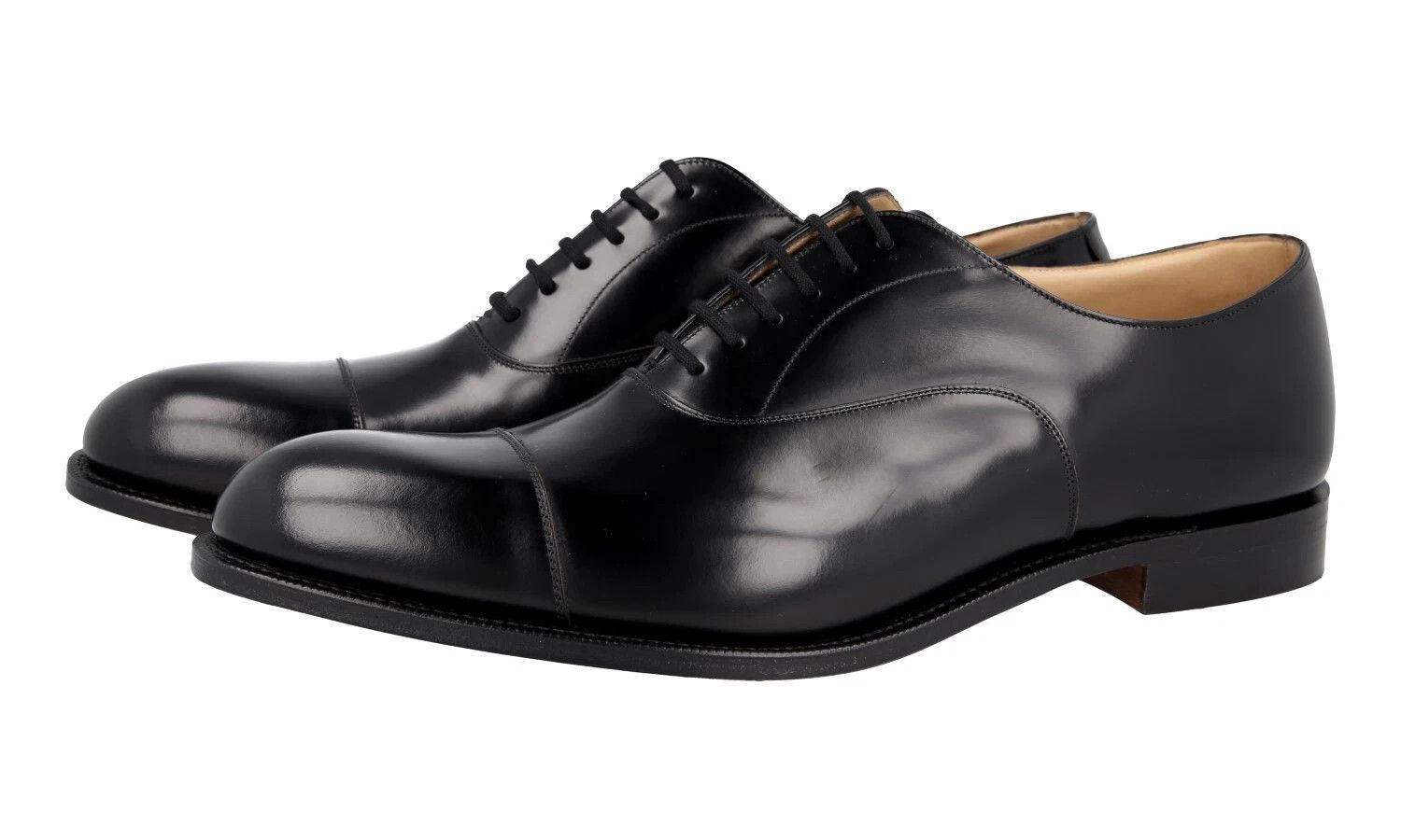 Church's Church's "Dubai" Oxford Black Shoes Size US 7 / EU 40 - 4 Thumbnail