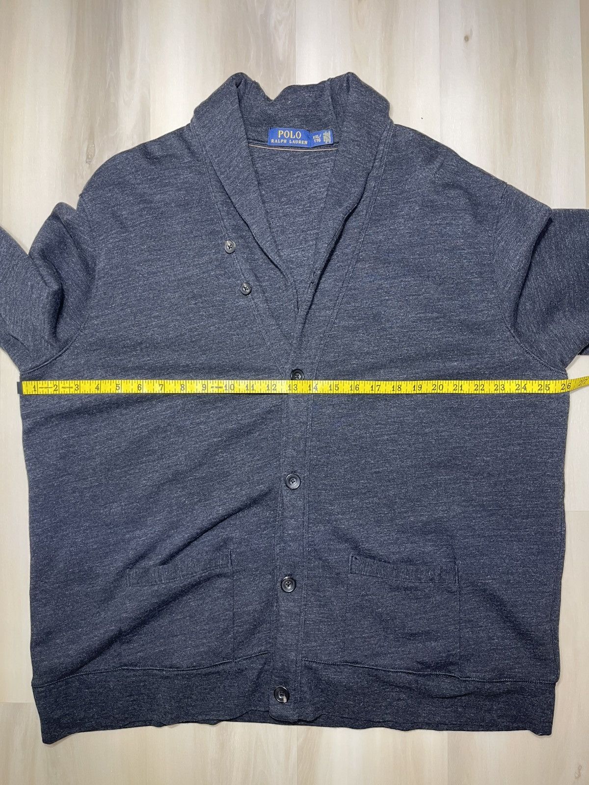 Polo Ralph Lauren Polo Ralph Lauren Sweater Shawl Collar Cardigan Pockets 2XL Size US XXL / EU 58 / 5 - 6 Thumbnail