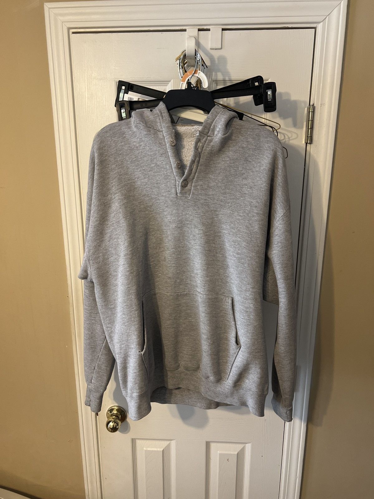 Russell Athletic Vintage 90s Russell Athletics 3-Button Pullover Hoodie Size US M / EU 48-50 / 2 - 1 Thumbnail