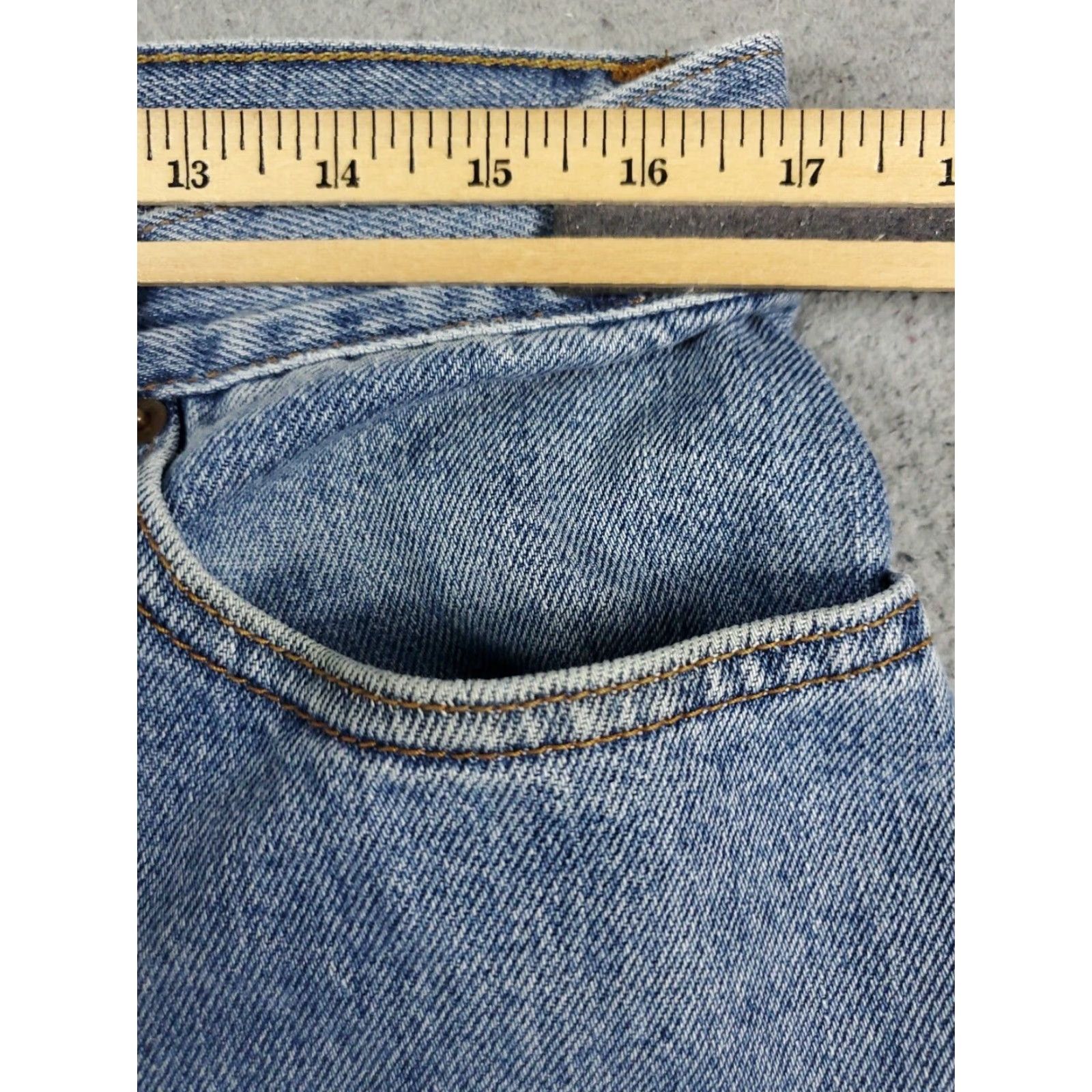 Levi's Levis 505 Mens Blue Straight Leg Jeans 34x28 Cotton Size US 34 / EU 50 - 4 Thumbnail