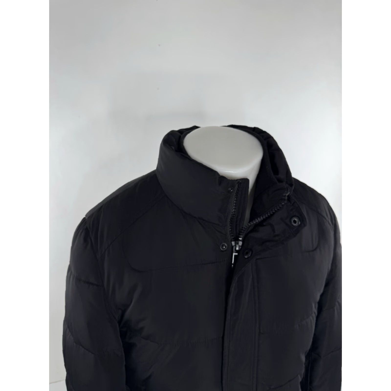 Calvin Klein CALVIN KLEIN Quilted Puffer Water Resistant Full Zip Jacket S Black Mens Jacket Size US S / EU 44-46 / 1 - 2 Thumbnail