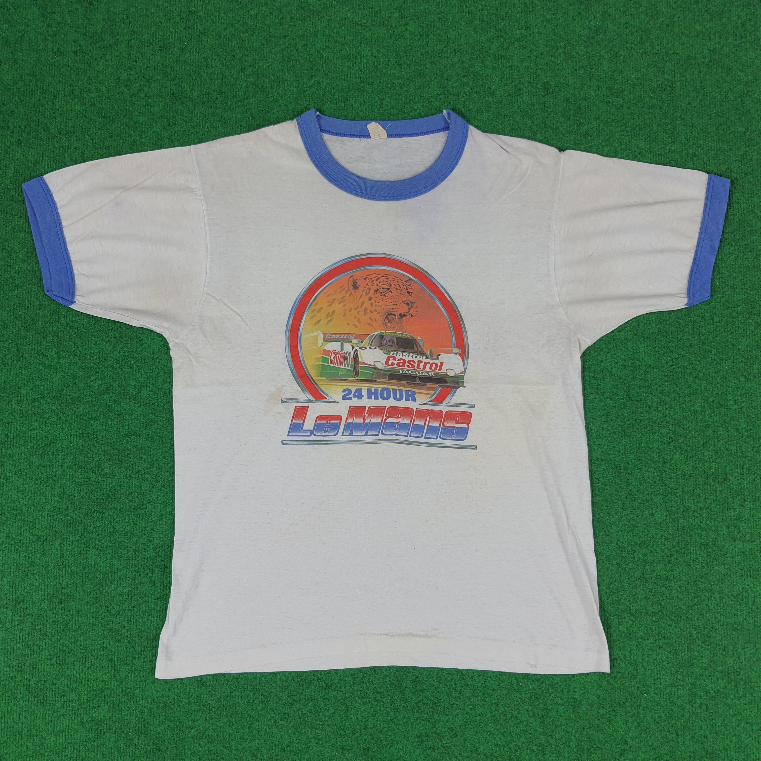 Vintage Vintage Castrol Le Mans 90s Racing Motorsports T-shirt Size US M / EU 48-50 / 2 - 1 Thumbnail