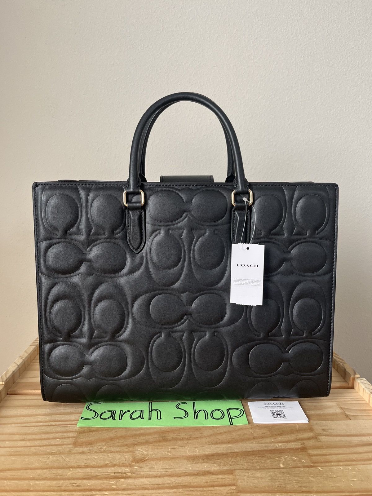 Coach Coach Maggie Tote In Signature Leather Size ONE SIZE - 3 Thumbnail