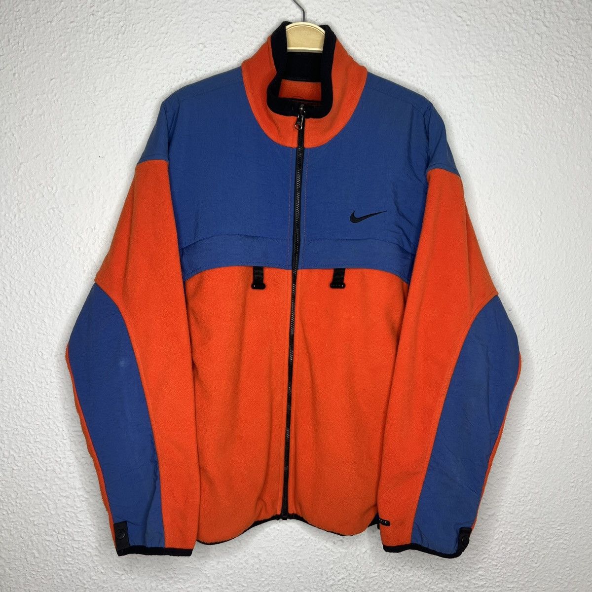 Nike Nike ACG Vintage Fleece Sweatshirt Zip Orange Navy Blue Logo Size US L / EU 52-54 / 3 - 2 Thumbnail