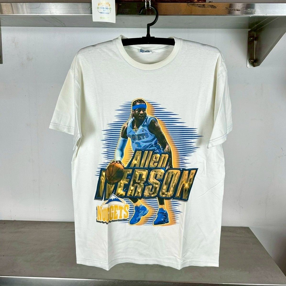 Vintage 2000s Allen Iverson Denver Nuggets NBA XL T-shirt