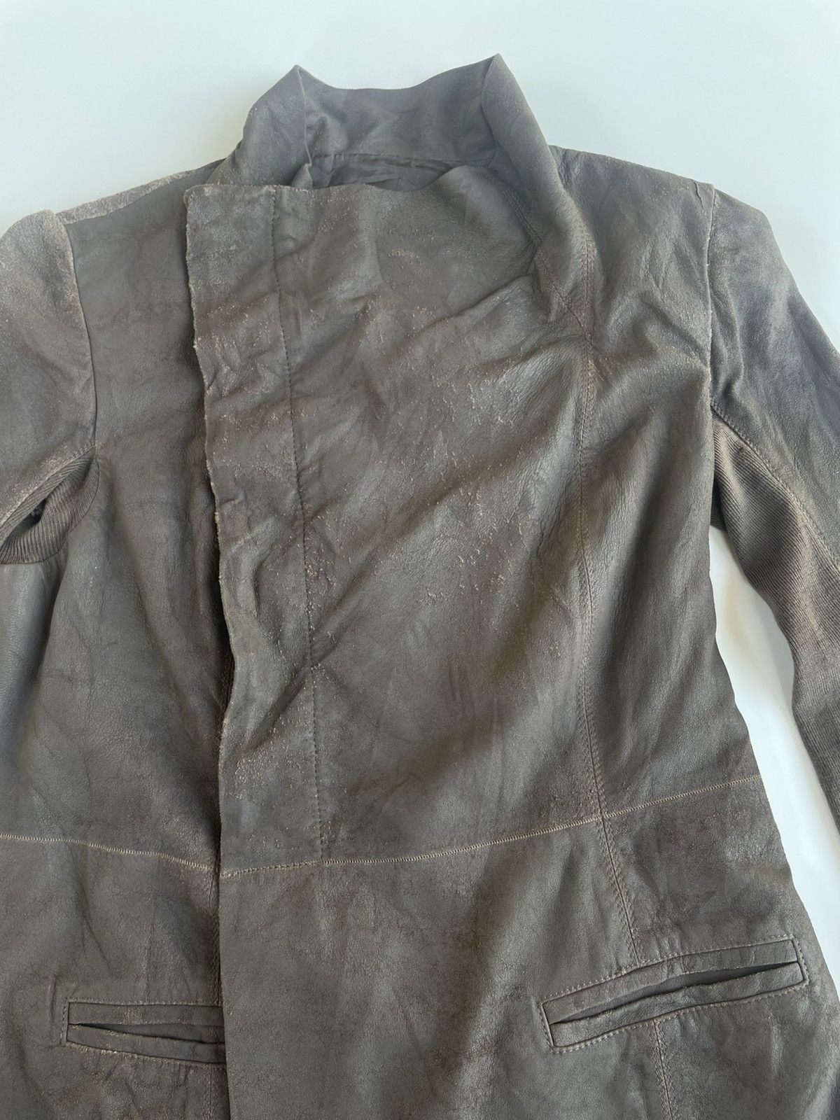 Rick Owens Rick Owen Leather Jacket Size US S / EU 44-46 / 1 - 13 Thumbnail