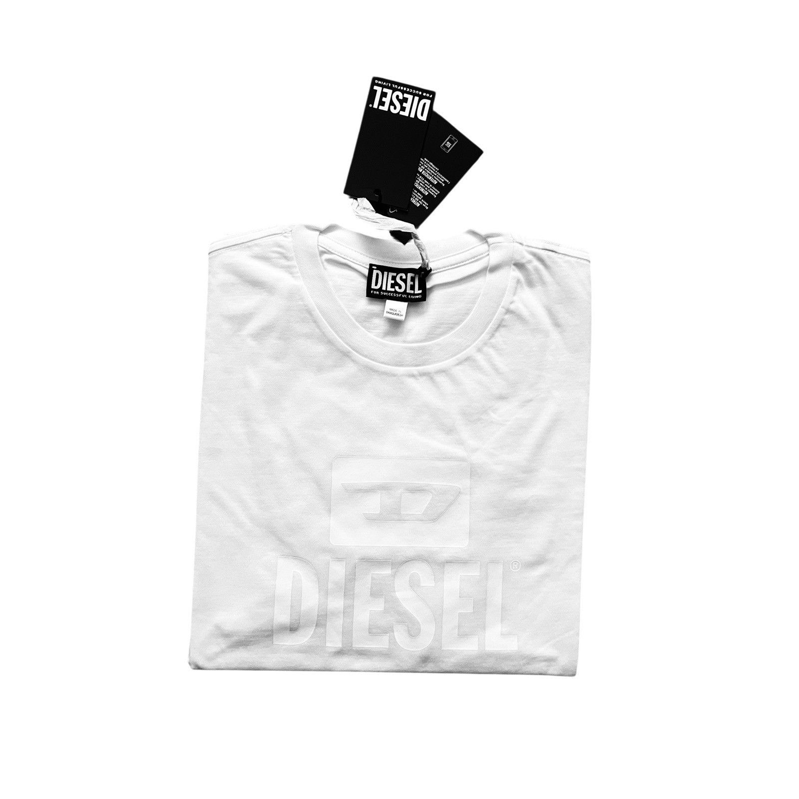Diesel Diesel T Diego Tone Mens Logo T-Shirt NWT $80 White Size M Size US M / EU 48-50 / 2 - 4 Thumbnail