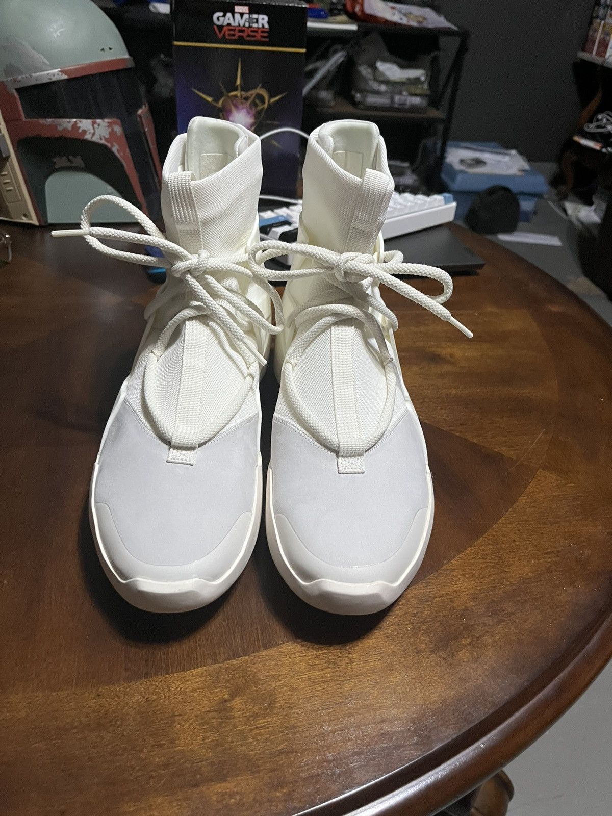 Nike Nike Air fear of god 1 sail/black-sail Size US 10.5 / EU 43-44 - 1 Thumbnail