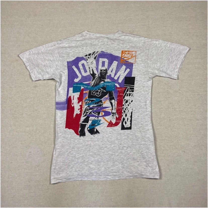 Jordan Brand × Nike × Vintage Vintage rare Nike x Jordan T-shirt Size US S / EU 44-46 / 1 - 1 Thumbnail