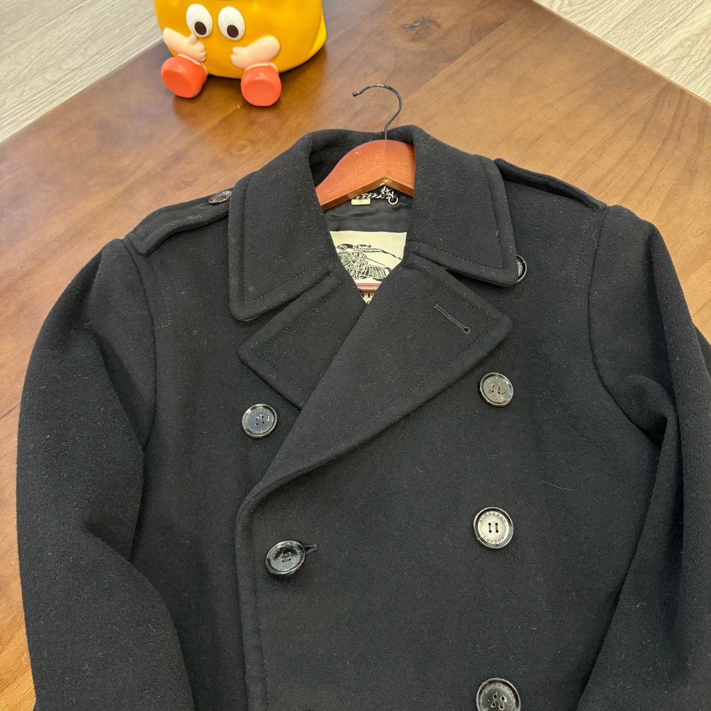 Burberry Burberry Black Double-Breasted Cashmere Coat 48 Size XL / US 12-14 / IT 48-50 - 6 Thumbnail