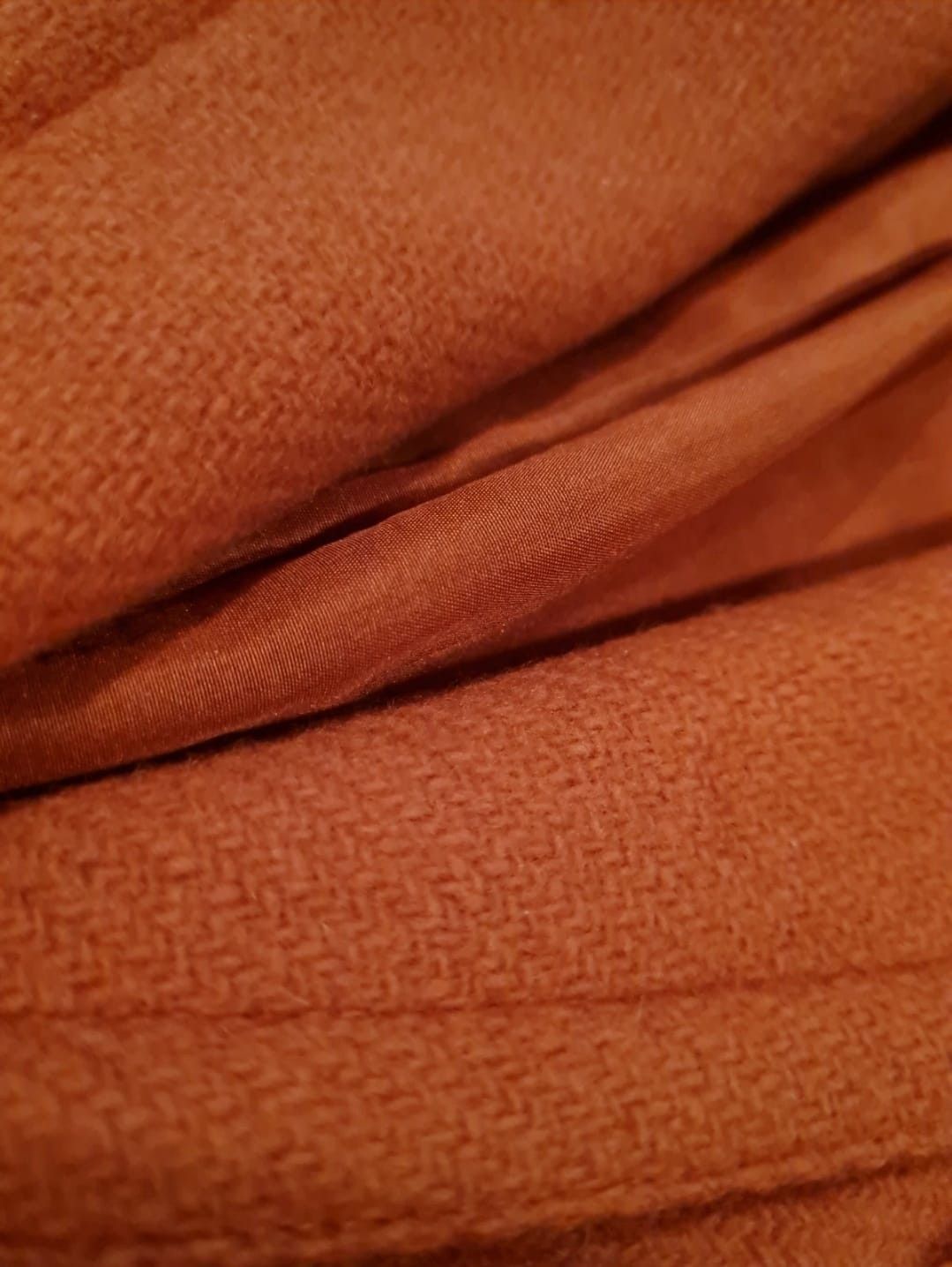 Calvin Klein Vintage 2000s Custom CK Wool & Silk Blazer in Bold Tangerine Size M / US 6-8 / IT 42-44 - 5 Thumbnail