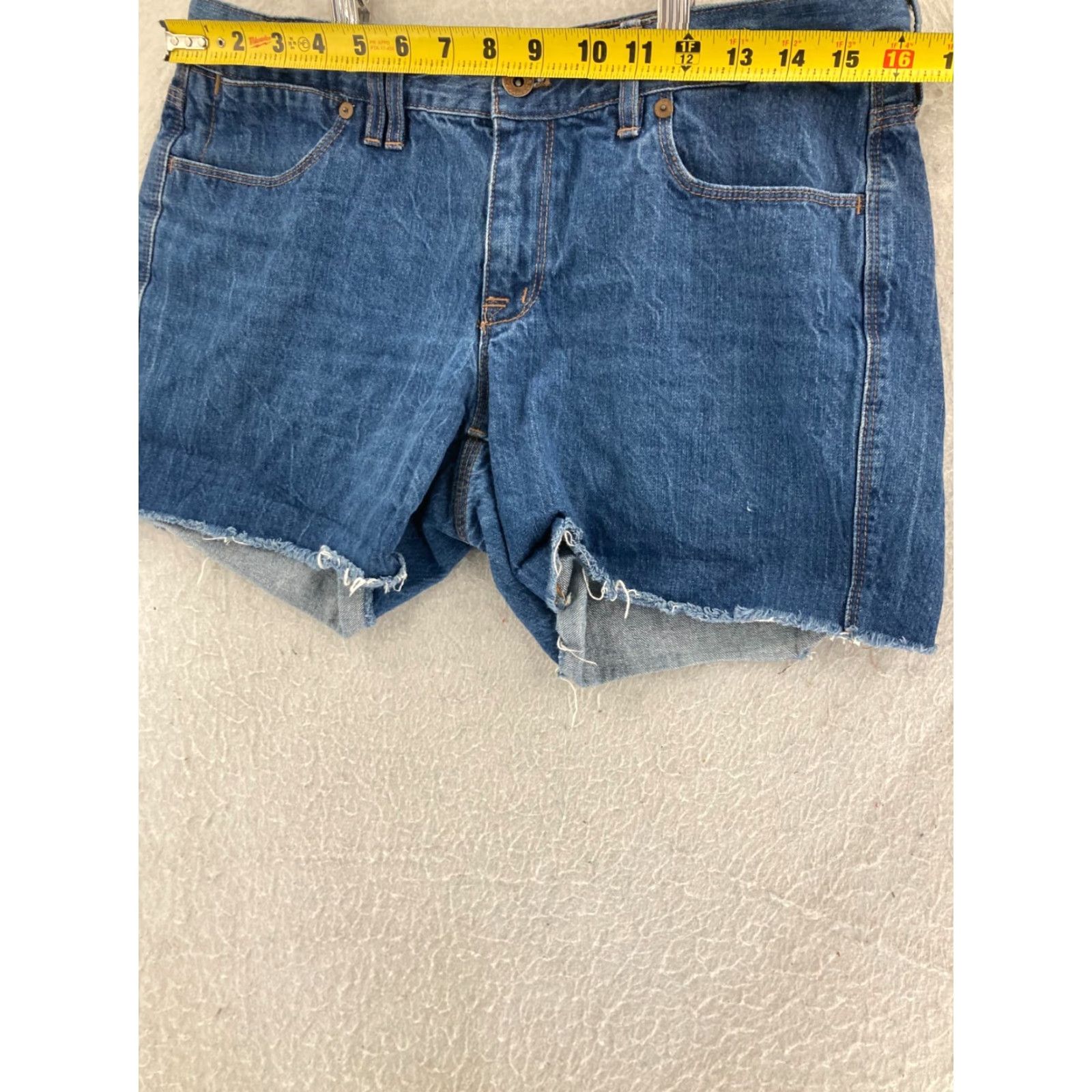 Madewell Madewell Shorts Womens 29 Relaxed Denim Cut-Off Light Blue 5-Pocket Stretch Summer Casual Womens Size 29" - 2 Thumbnail