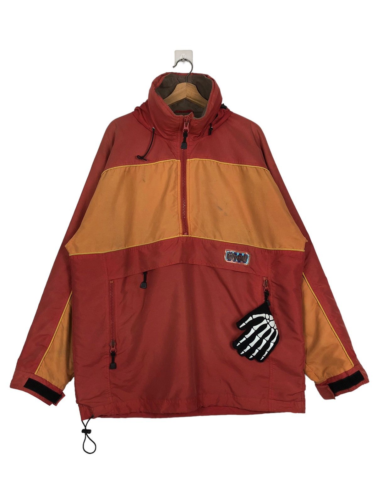 Japanese Brand 🔥Rare Multi Colour Design Survival Jacket Helly Hansen Size US L / EU 52-54 / 3 - 1 Thumbnail