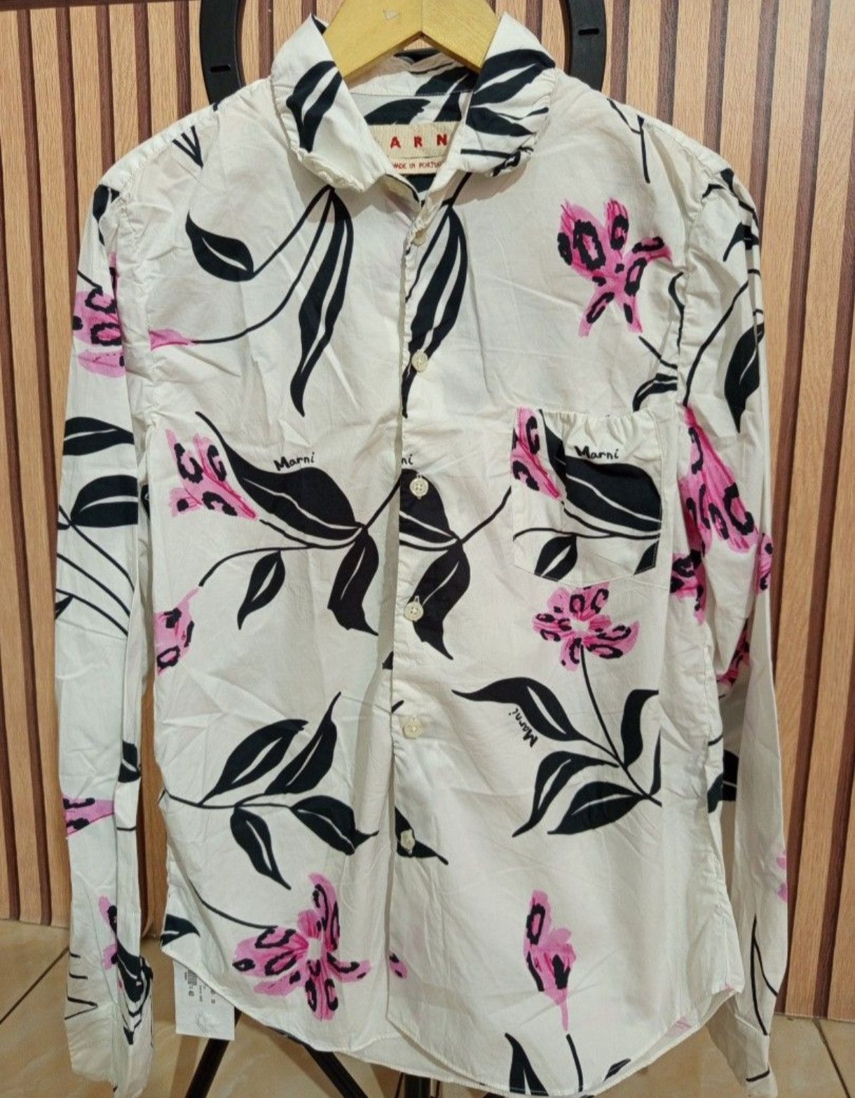 Marni Marni Cotton Long Sleeved Shirts Size M / US 6-8 / IT 42-44 - 1 Thumbnail