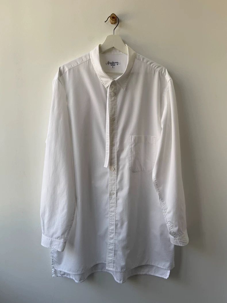 Yohji Yamamoto Yohji Yamamoto Pour Homme White Shirt- DMC Size US M / EU 48-50 / 2 - 1 Thumbnail