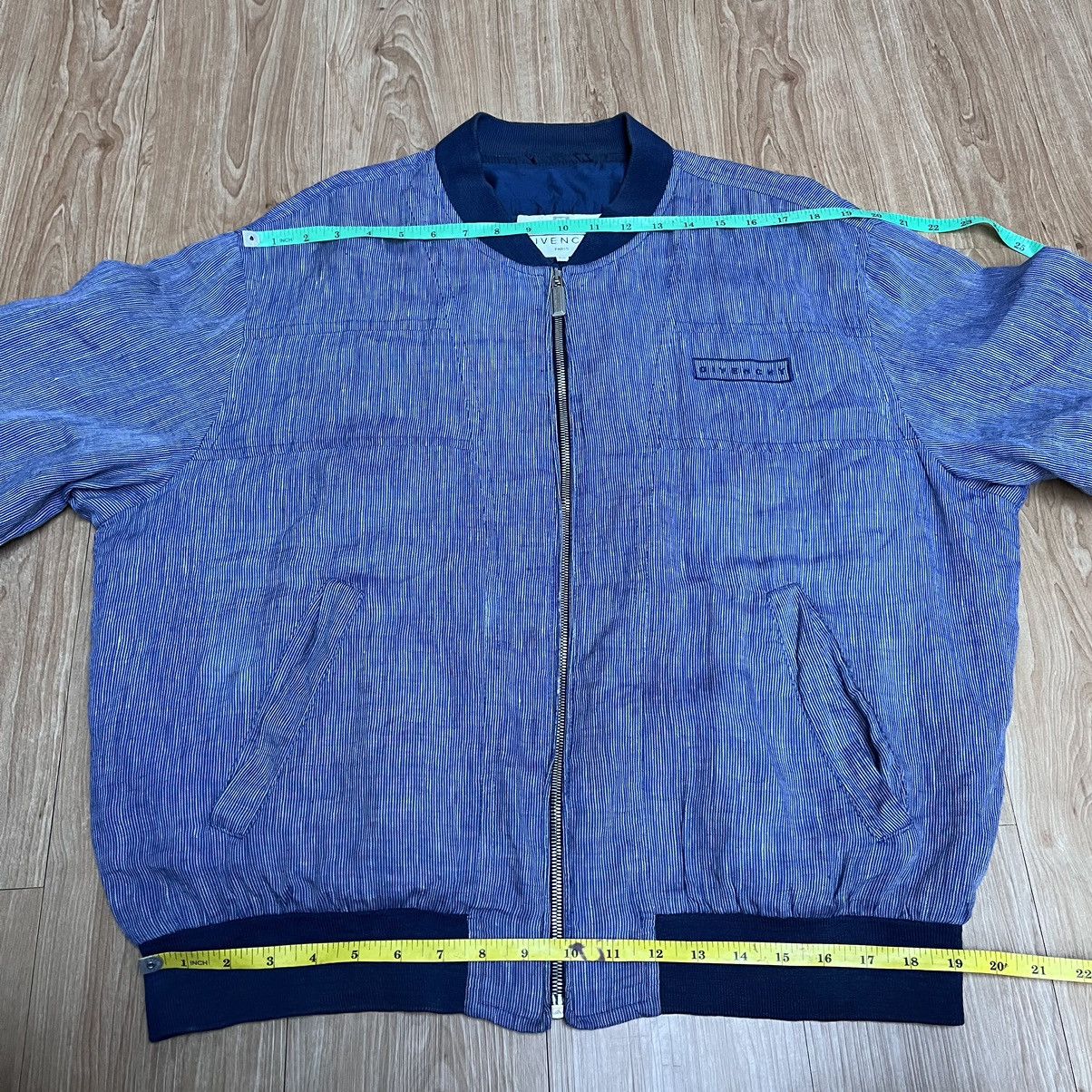Givenchy Vintage Givenchy Gentleman Bomber Jacket Linnen Blend Size US L / EU 52-54 / 3 - 11 Thumbnail
