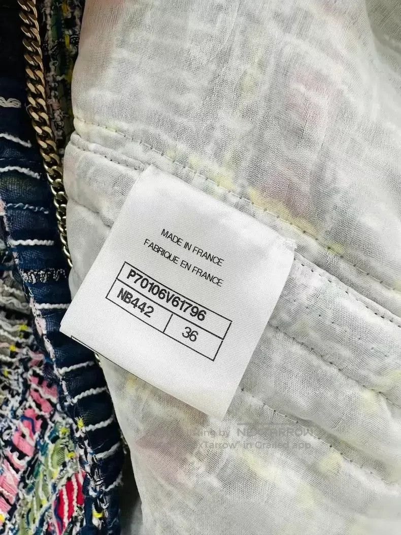 Chanel Chanel Colourful tweed knitted coat Size XS / US 0-2 / IT 36-38 - 7 Thumbnail