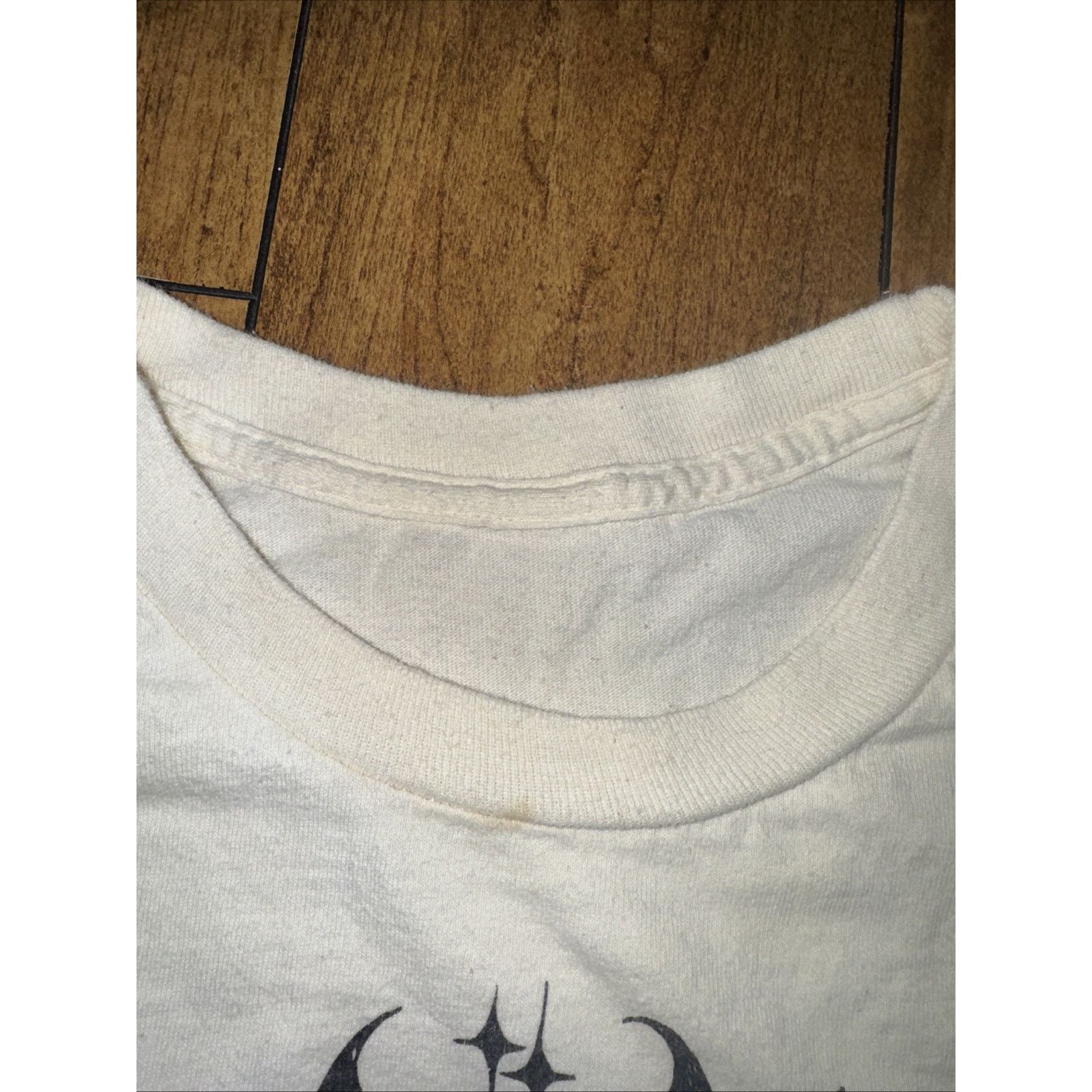 Band Tees × Vintage Gel Death Metal Long Sleeve T-Shirt Tan 19x26 L Size US L / EU 52-54 / 3 - 4 Thumbnail