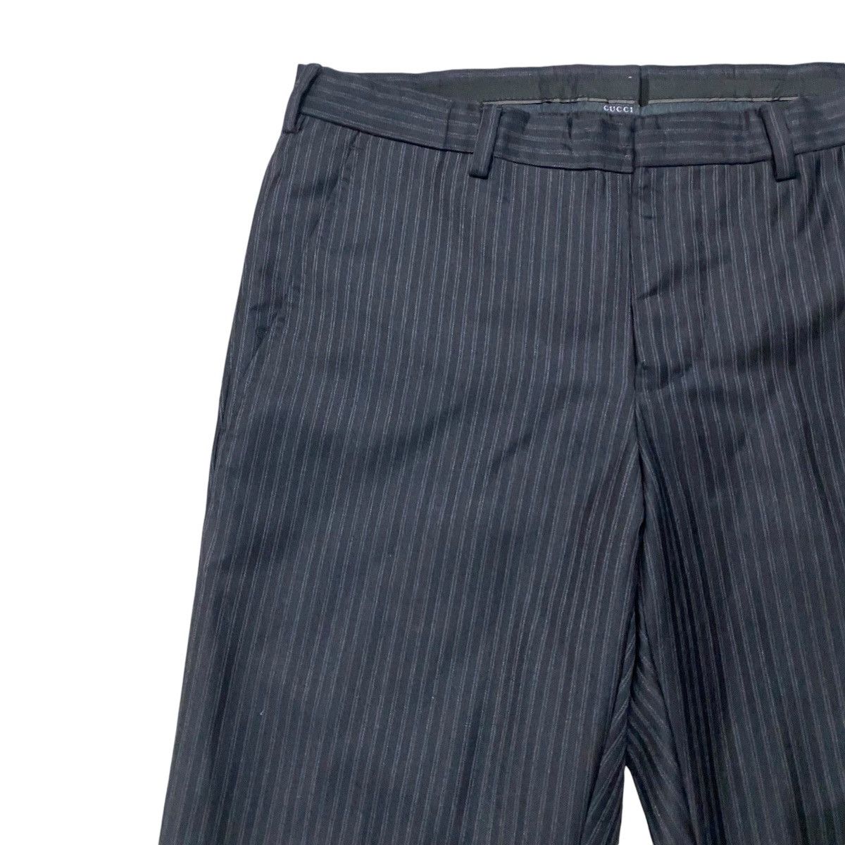 Gucci Vintage Gucci Stripe Suit Trouser Slim-fit Size US 30 / EU 46 - 4 Thumbnail